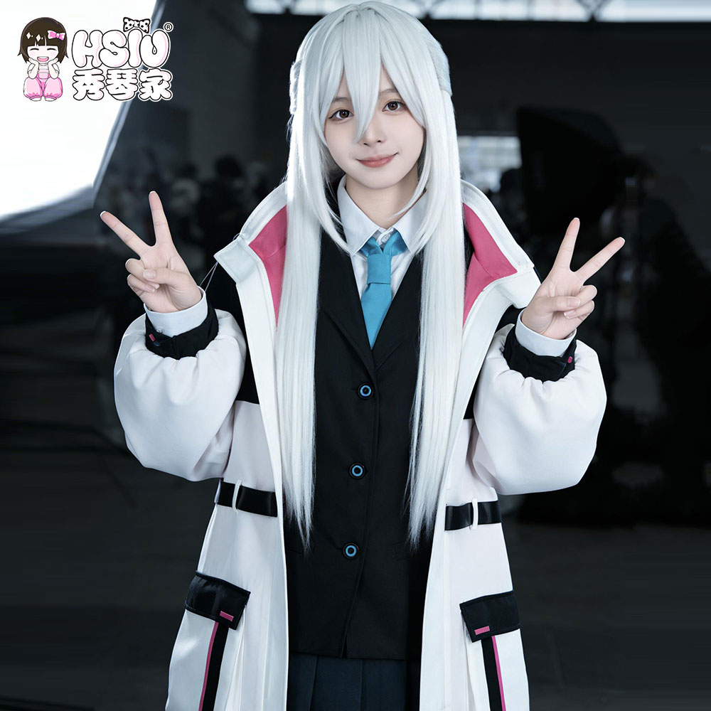 Anime Cosplay Wig Heat Resistant - บลูอาร์ไคฟ์ ไคคอสเพลย์ชุดวิกผม HSIU ชุดสตรีเสื้อแจ็คเก็ตกระโปรงสั้นผมสังเคราะห์ทนความร้อนเกมคอสเพลย์