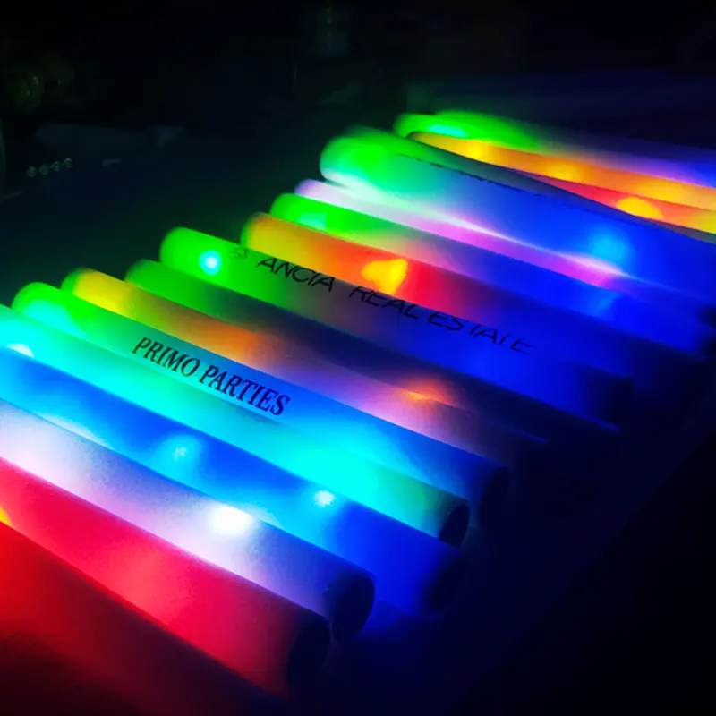 Flashing Led Foam Sticks Party - แท่งไฟ LED แบบกำหนดเอง แท่งโฟมเรืองแสง กระบองไฟกระพริบแบบส่วนตัว สำหรับงานแต่งงาน