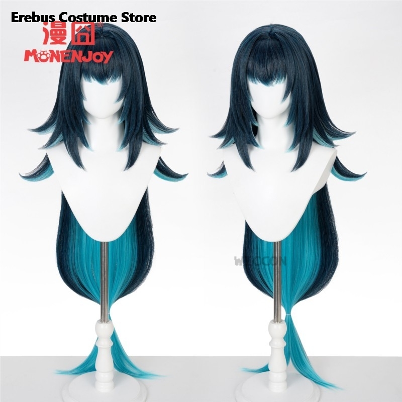 วิกคอสเพลย์ฮาโลวีน Genshin Imp - Anime Cosplay Wig Heat Resistant บทวิจารณ์และราคา