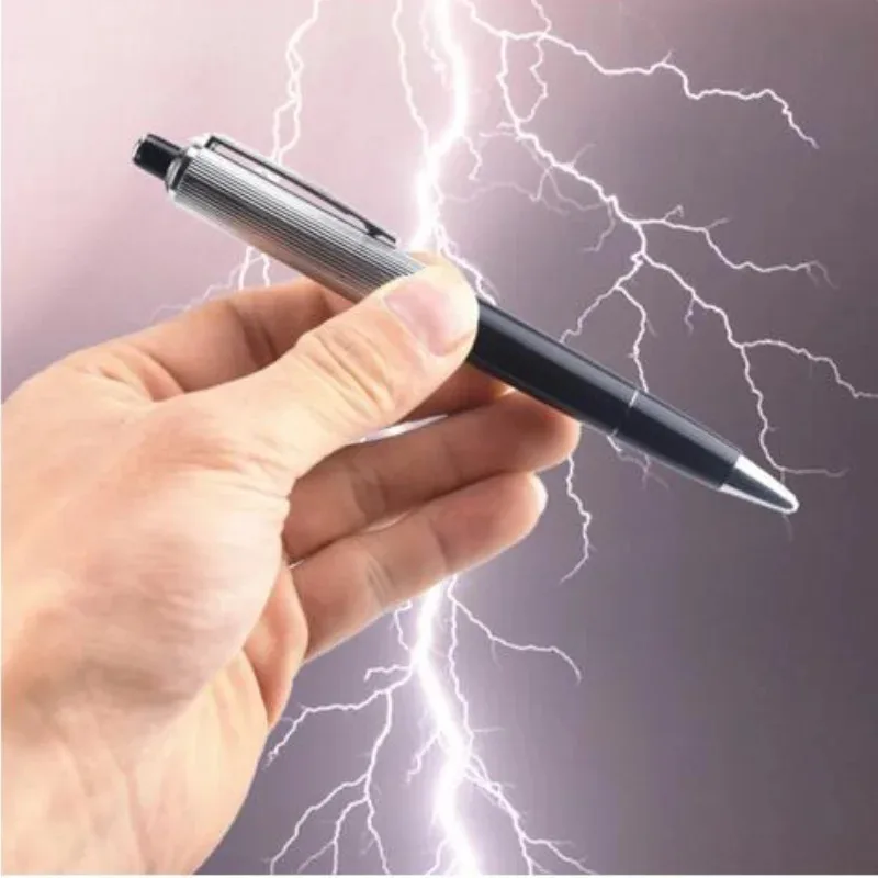 ปากกาช็อตไฟฟ้า ของเล่นตลก แกดเ - Shock Pen Prank Toy บทวิจารณ์และราคา