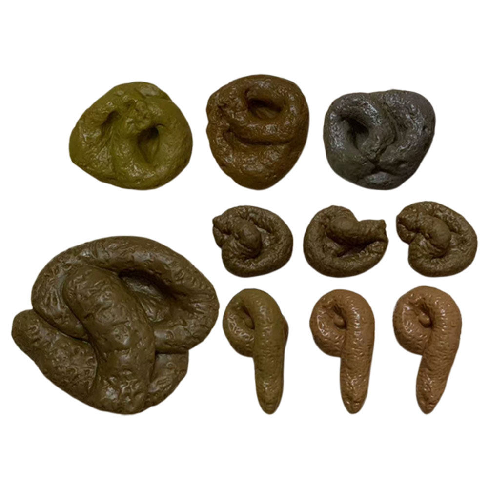 10 ชิ้น ของเล่นแกล้งรูปอึสัตว์ - Fake Poop Gag Gift บทวิจารณ์และราคา