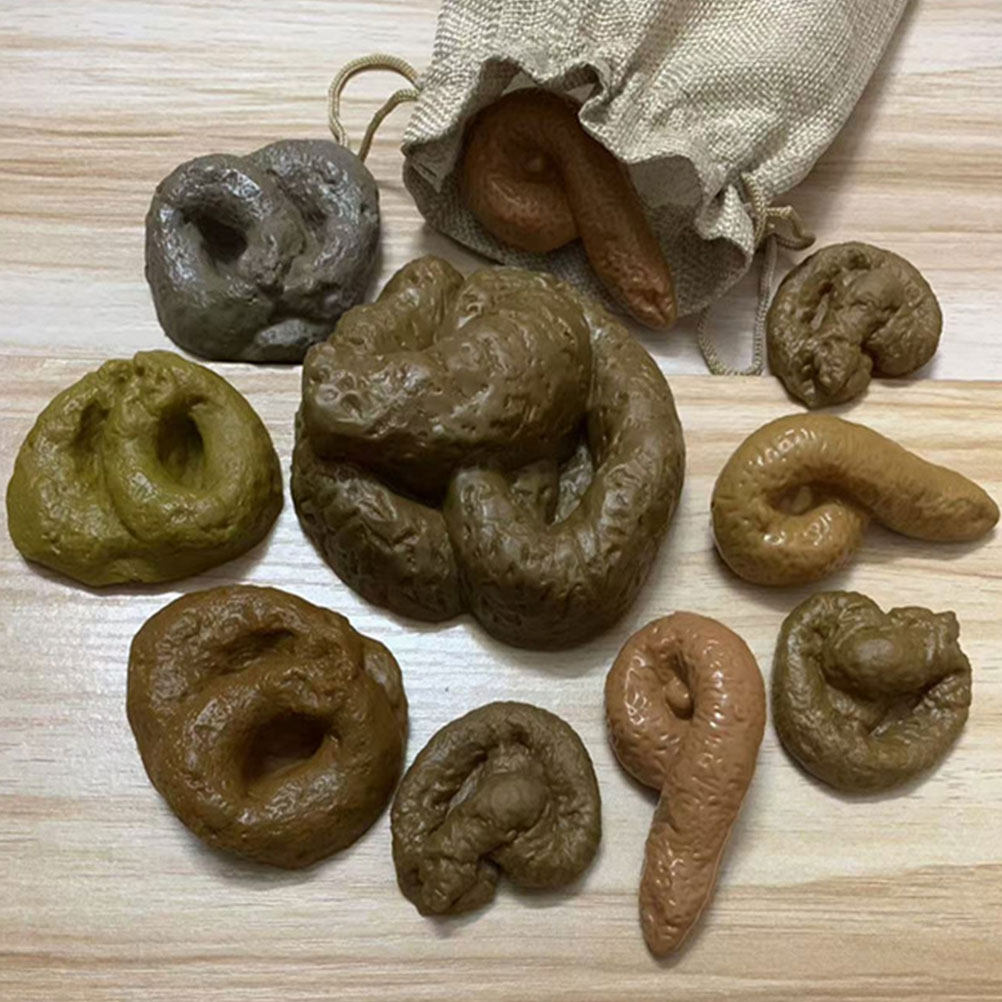 10 ชิ้น ของเล่นแกล้งรูปอึสัตว์ - Fake Poop Gag Gift บทวิจารณ์และราคา