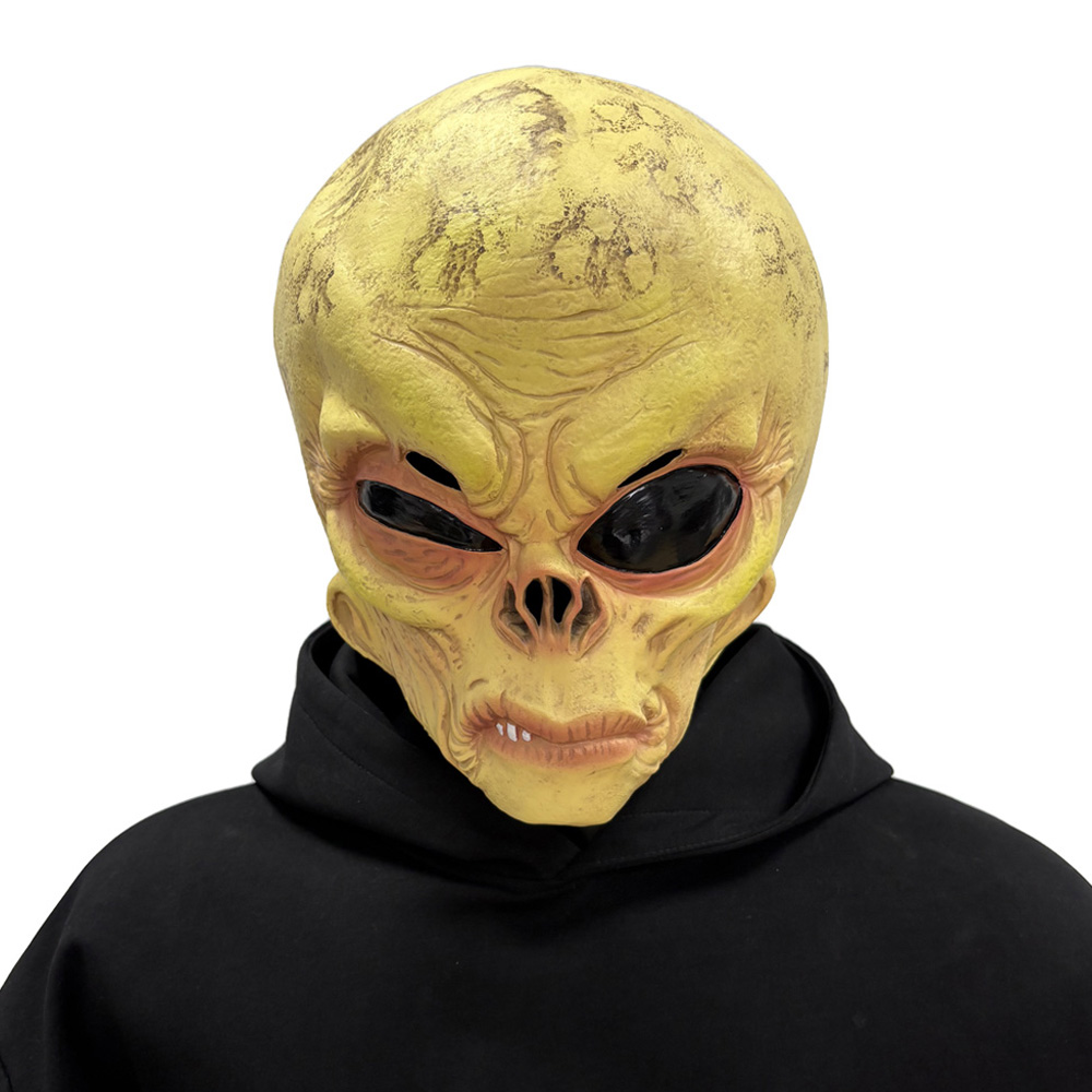 หน้ากากเอเลี่ยน UFO สมจริง หน้ - Latex Alien Mask Realistic บทวิจารณ์และราคา