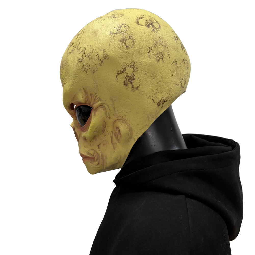 หน้ากากเอเลี่ยน UFO สมจริง หน้ - Latex Alien Mask Realistic บทวิจารณ์และราคา