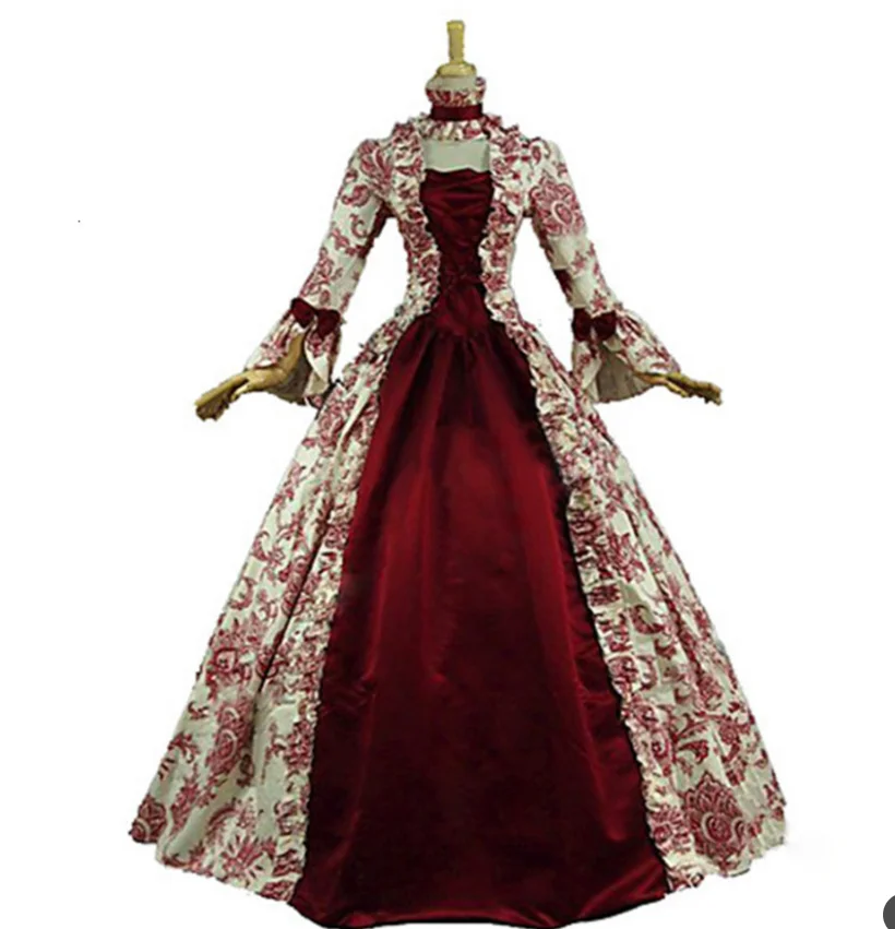 ชุดคอสเพลย์มารี อองตัวเนตต์ สำ - Medieval Renaissance Dress Women บทวิจารณ์และราคา