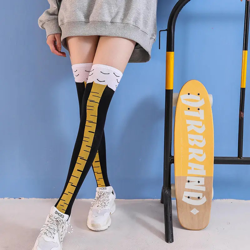 1/2/3Pcs ตลกไก่ PAW ถุงน่อง Ov - Funny Chicken Leg Socks บทวิจารณ์และราคา