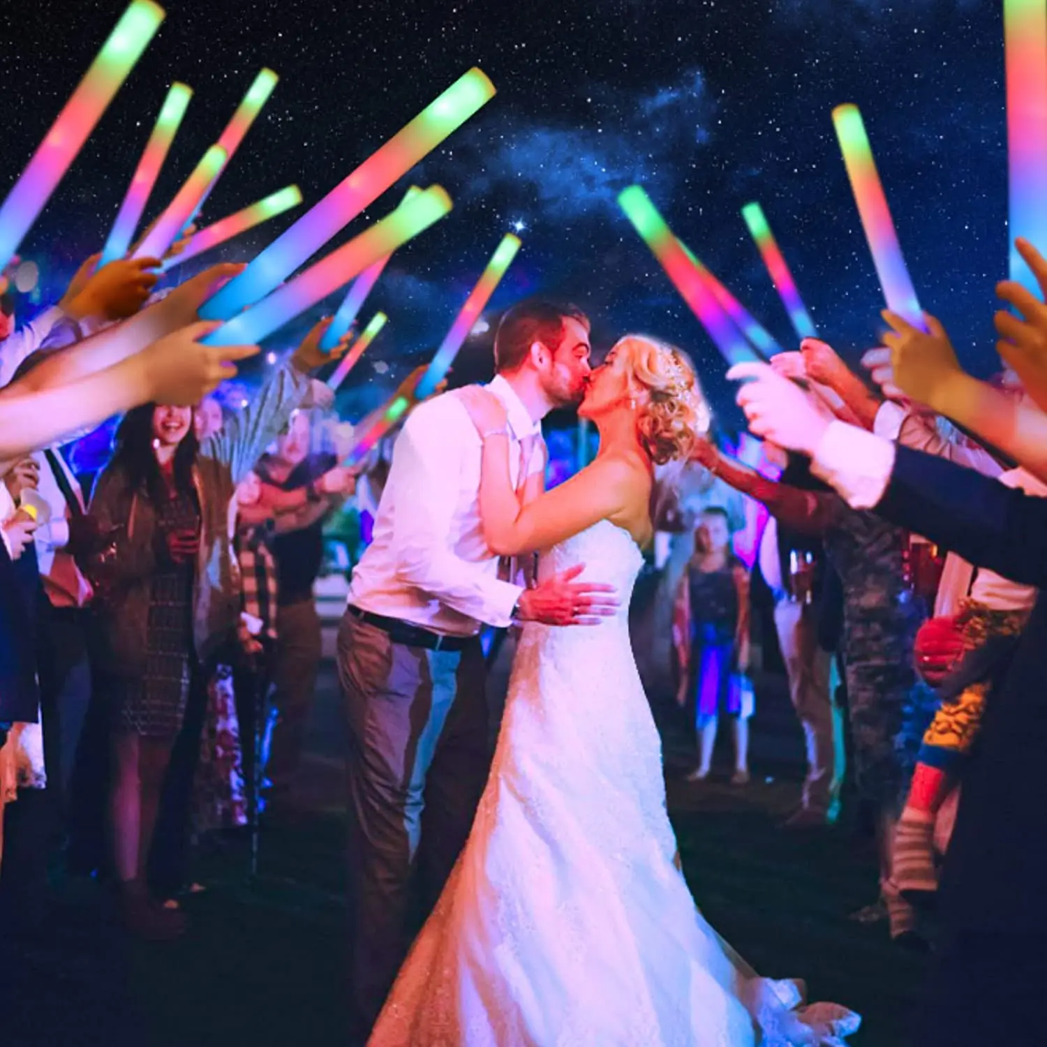 แท่งไฟ LED แท่งโฟมเรืองแสง แท่ - Flashing Led Foam Sticks Party บทวิจารณ์และราคา