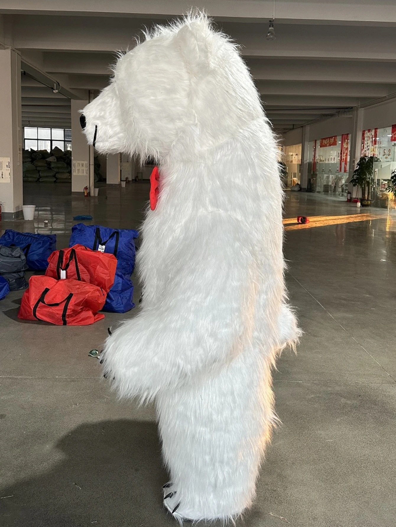ชุดมาสคอตหมีขั้วโลกสีขาวขนาดให - Costumes บทวิจารณ์และราคา