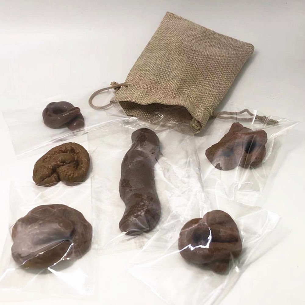 ของเล่นแกล้งขำขัน 6 ชิ้น อุปกร - Fake Poop Gag Gift บทวิจารณ์และราคา