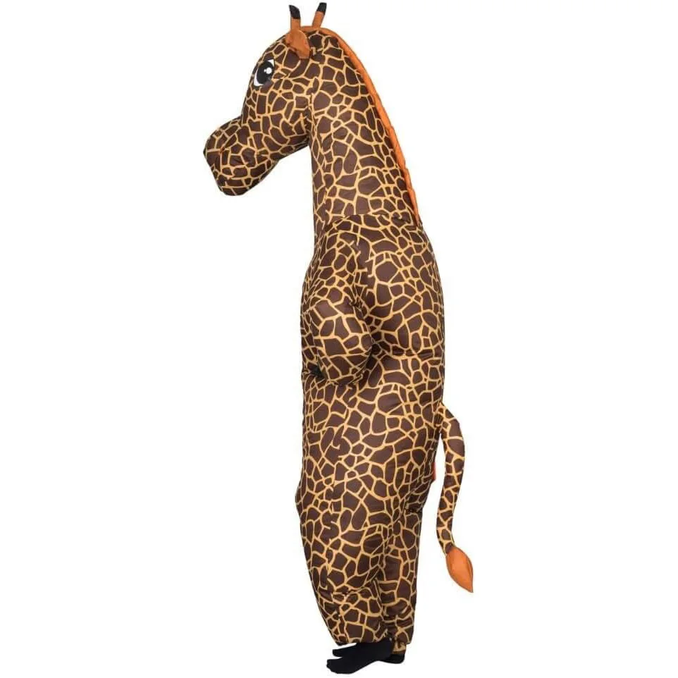 จั๊มสูทเป่าลมลายยีราฟผู้ใหญ่ใช - Inflatable Dinosaur Costume Adult บทวิจารณ์และราคา