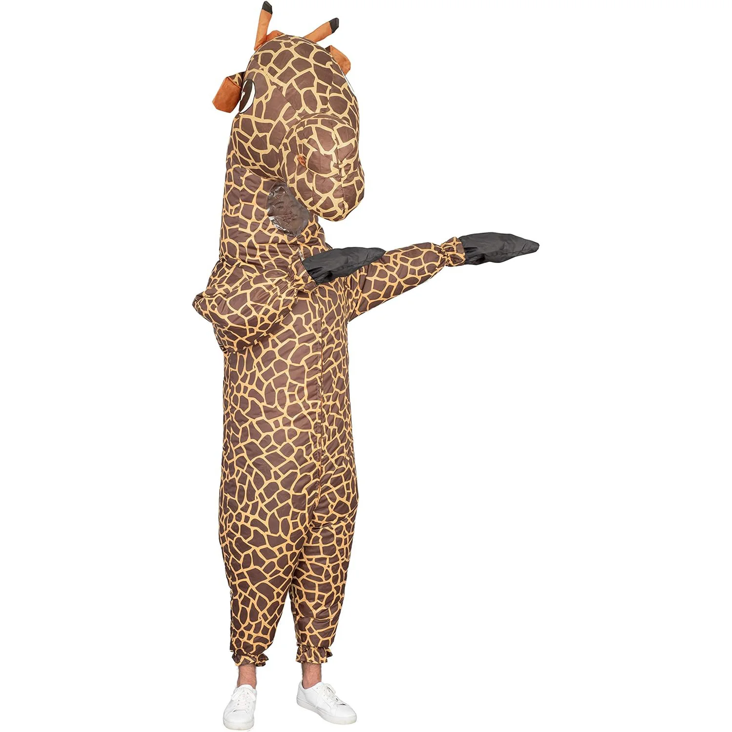 จั๊มสูทเป่าลมลายยีราฟผู้ใหญ่ใช - Inflatable Dinosaur Costume Adult บทวิจารณ์และราคา