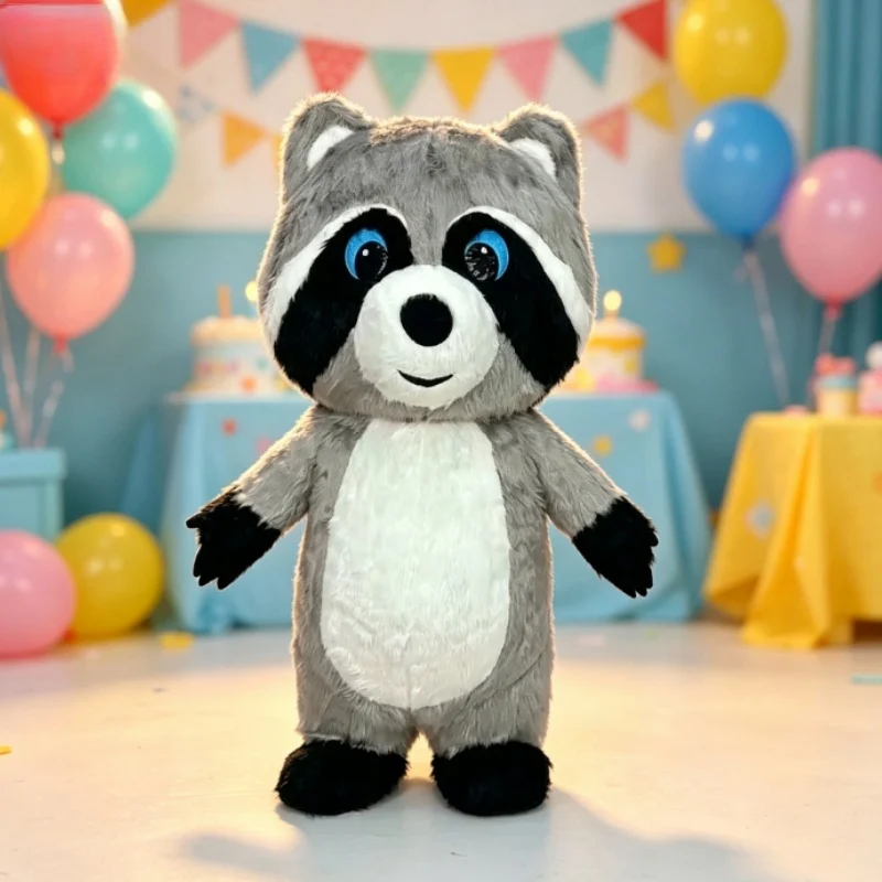 ชุดมาสคอตแรคคูนเป่าลมผ้ากำมะหย - Costumes บทวิจารณ์และราคา